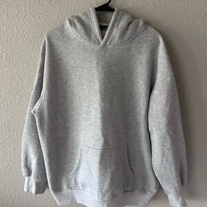 Gray Hoodie Sweatshirt